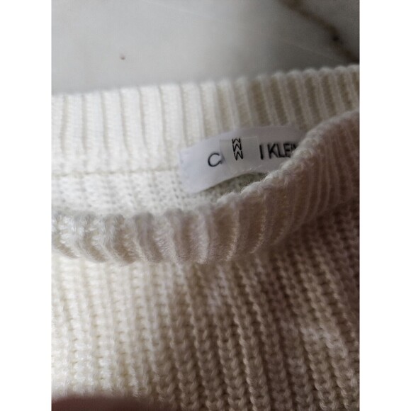 Calvin Klein Sweater Criss Cross Shoulders Women's Size M - Picture 6 of 9